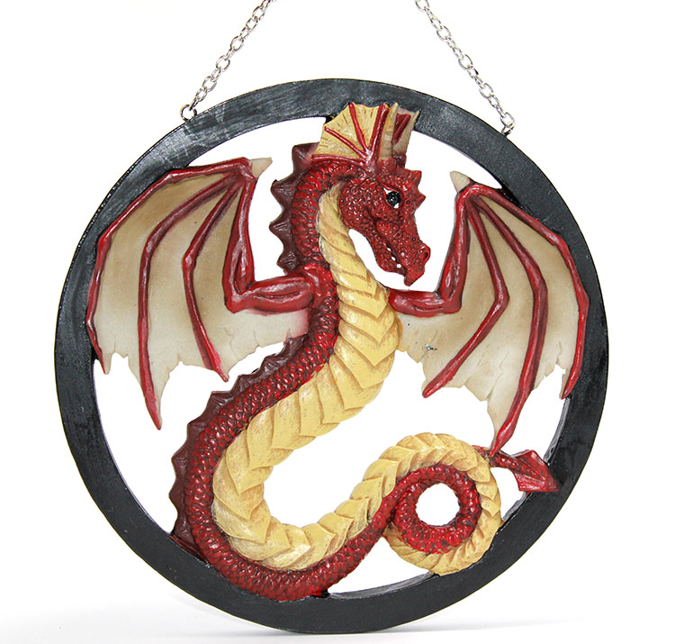 Duvara Asmali Polyester Dragon Pano