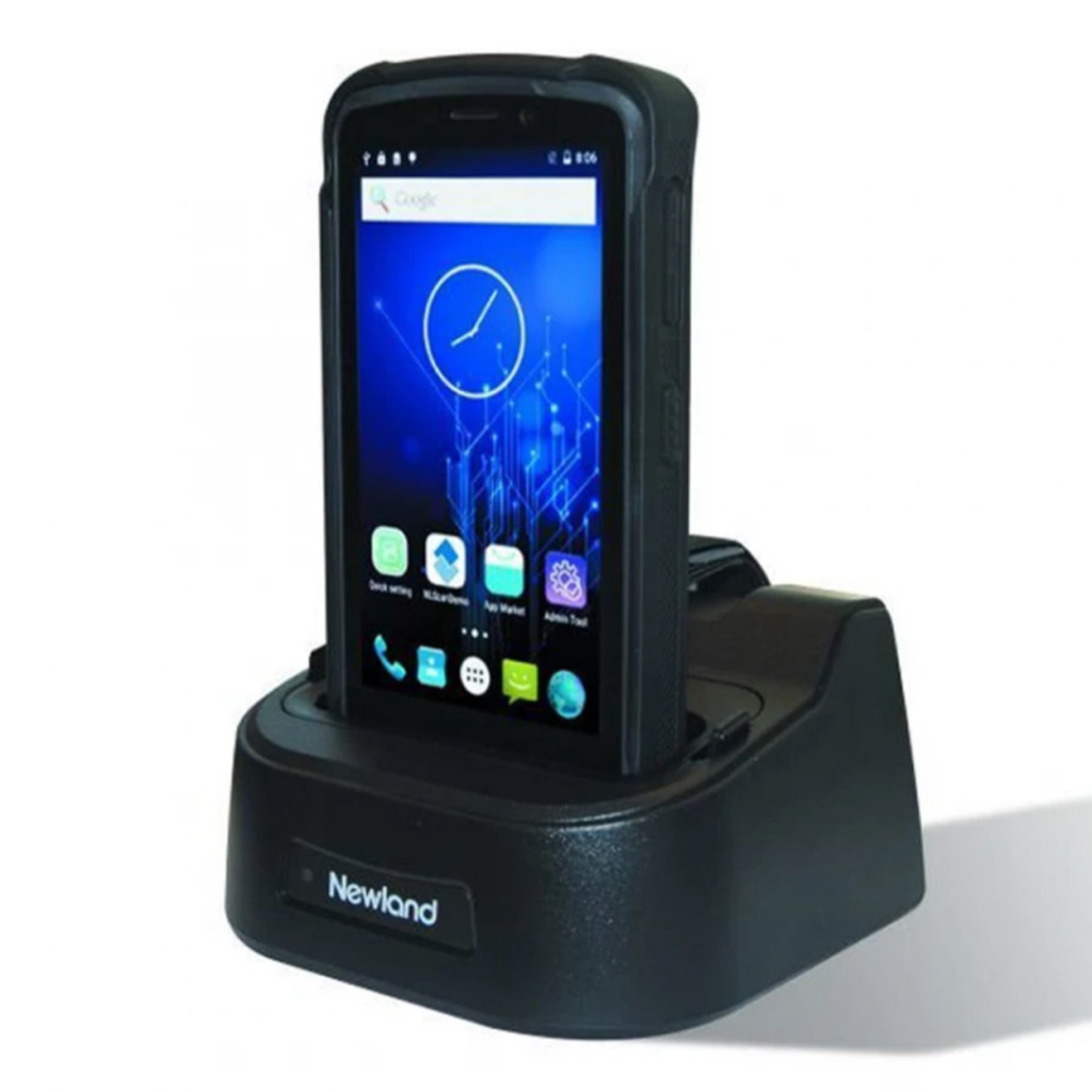NEWLAND MT90-W4-CM30-DO, Android 13, WiFi, Bluetooth, 3 GB RAM, 32 GB ROM, 2D Karekod, 5" Dokunmatik Ekran, Kilif+Cradle, El Terminali