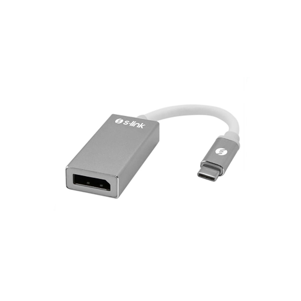 S-LINK SL-USB-C74, Type-C to DISPLAY PORT (DP) Metal, Cevirici