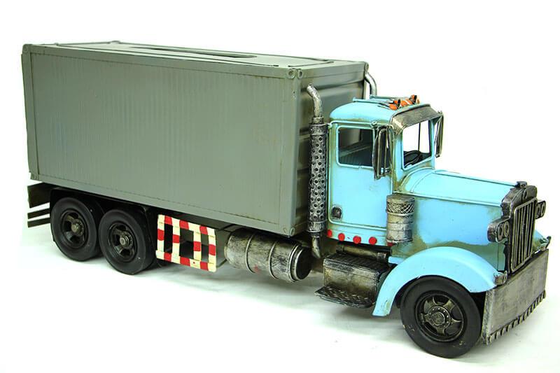 Dekoratif Metal Pecetelik Kamyon Vintage Hediyelik