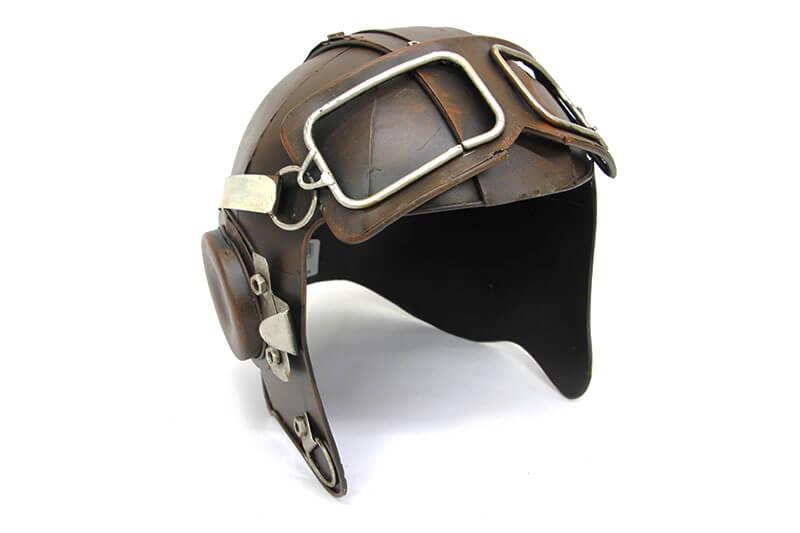 Dekoratif Metal Pilot Kaski Biblo Dekoratif Hediyelik