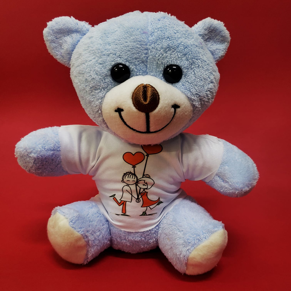 Mutlu Sevgililer Temali Tisortlu Ayicik