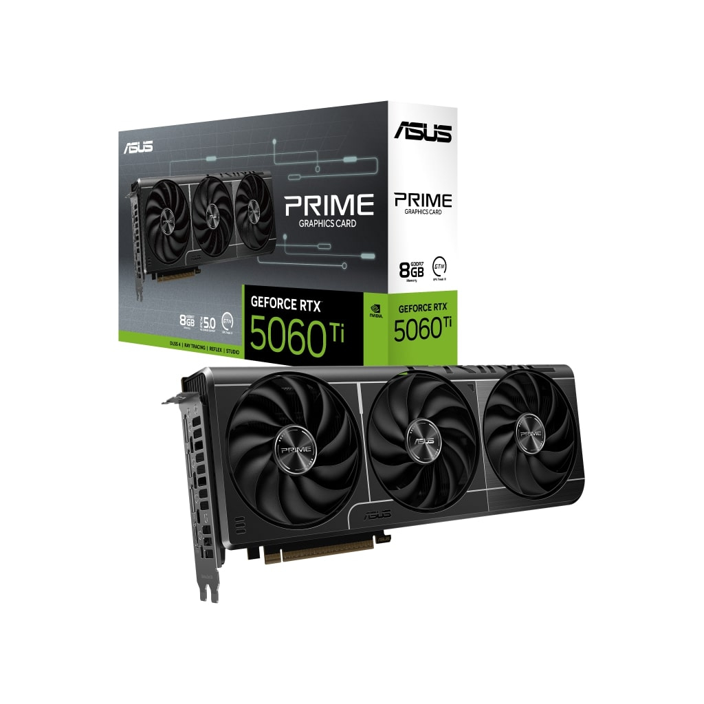 ASUS PRIME-RTX5060TI-O8G, 8Gb, 128Bit, GDDR7, 1xHDMI, 3xDP GAMING Ekran Karti