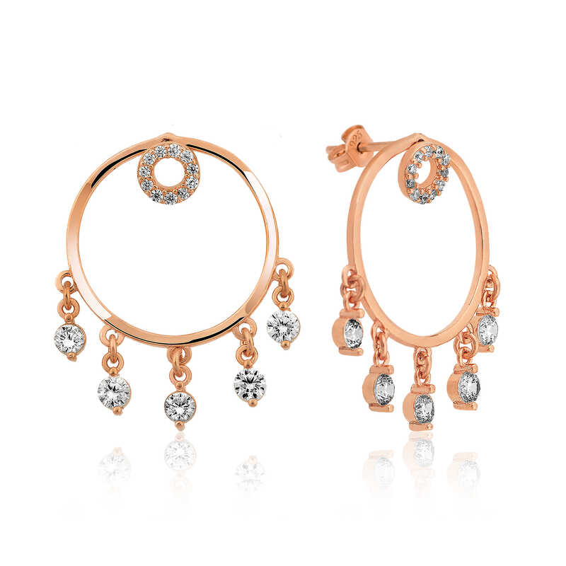 925 Ayar Gumus Halka Kupe