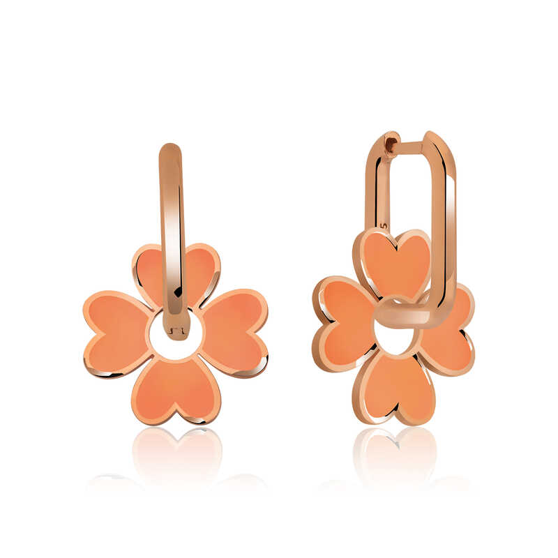 ​Gumus Fosforlu Turuncu Yonca Kupe