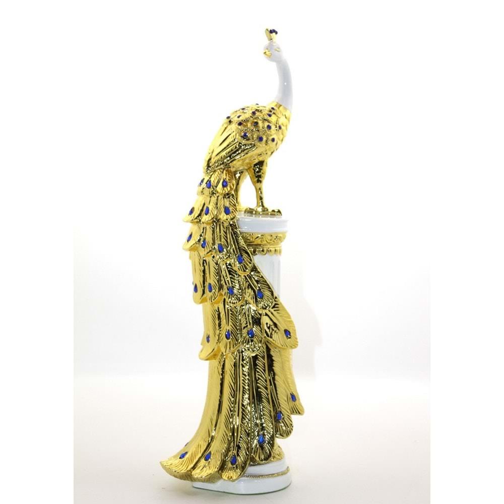 Polyester Tavuskusu Figuru Biblo