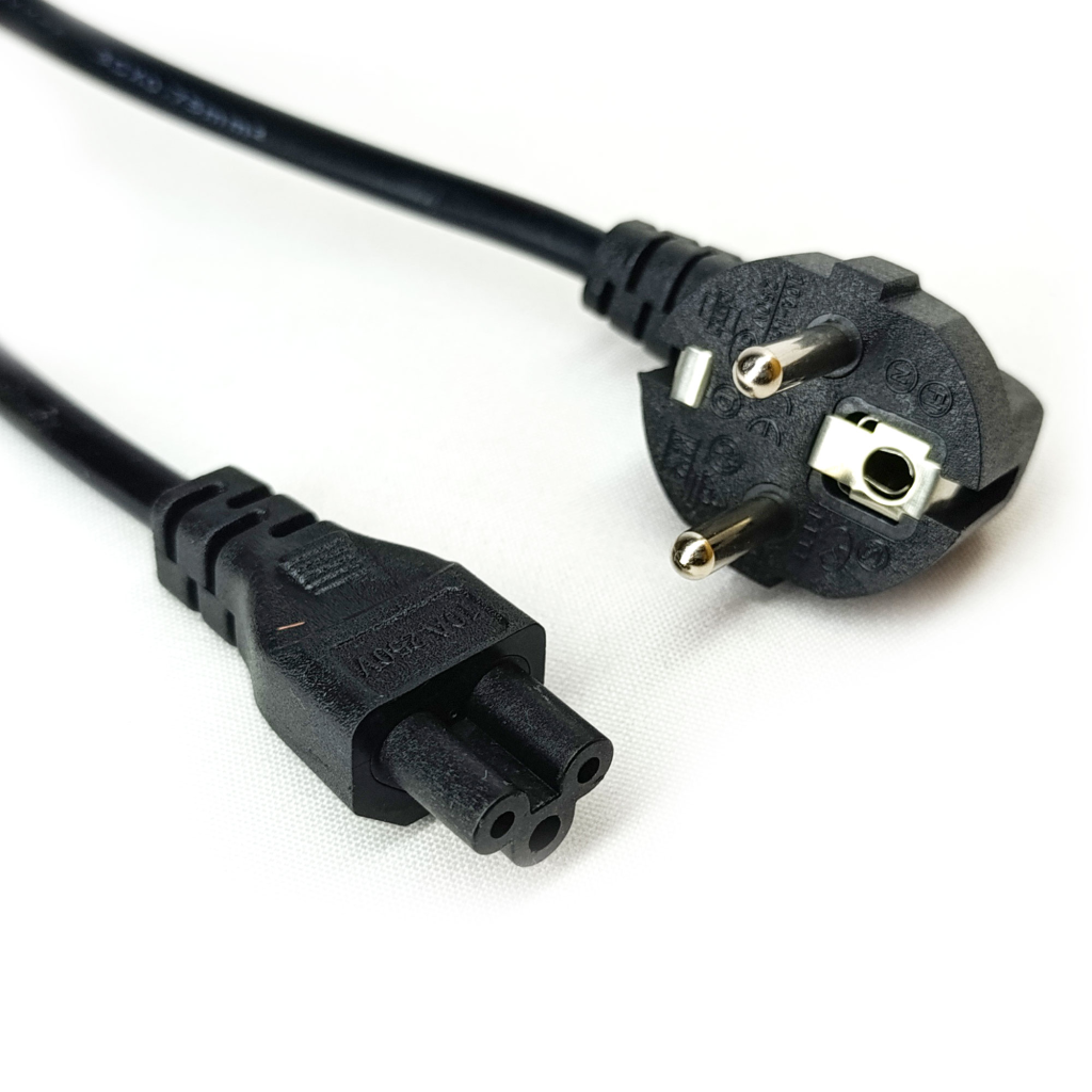 POWERGATE PW-Y015, 3lu Yonca Uc, 0,75mm, Power Kablosu, 1.5mt