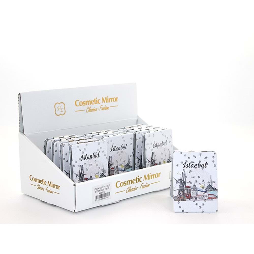 Tasli Istanbul Tasarimi El Aynasi Ince