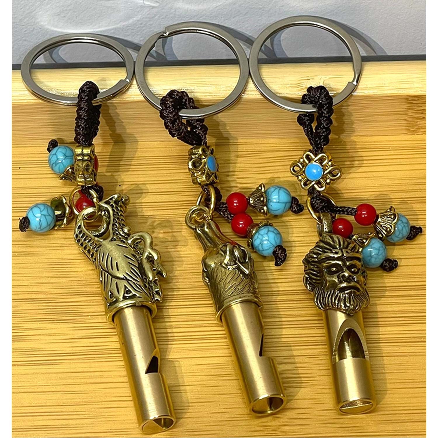 Metal Figurlu Duduk Anahtarlik