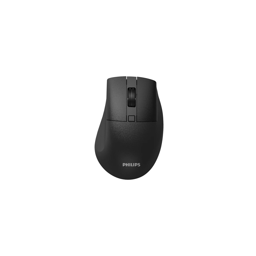 PHILIPS SPK7528B, SESSIZ, Siyah, USB Nano  2,4Gh ve Bluetooth Kablosuz, 1600dpi, Optic, 3 Tuslu Ergonamik Mouse