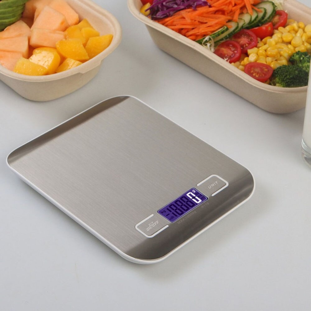 Dijital Mutfak Terazisi 5 Kg 1 Gr Hassas Paslanmaz Celik