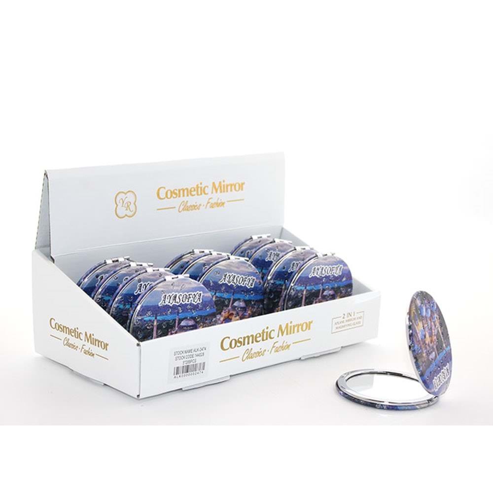 Tasli Istanbul Tasarimi El Aynasi Ince