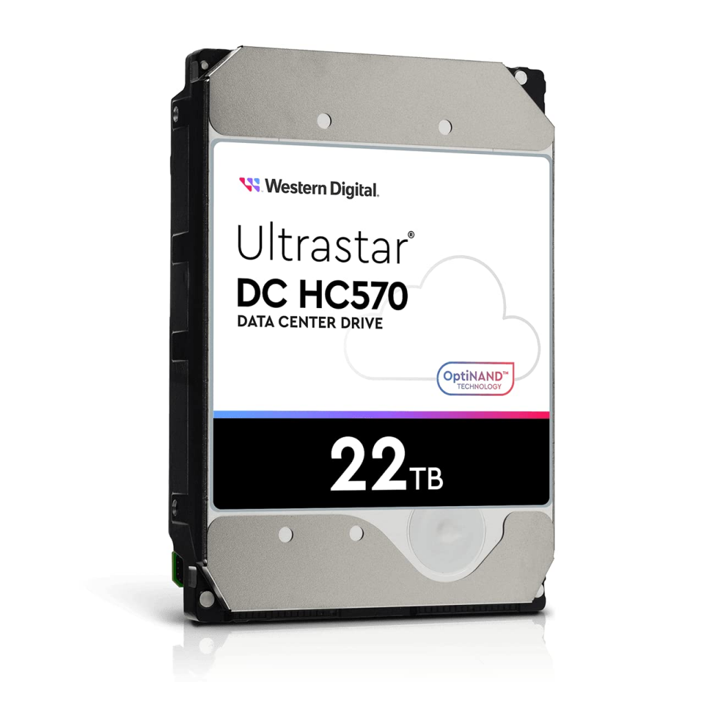 WD ULTRASTAR, WUH722222ALE6L4, 3.5", 22TB, 512Mb, 7200 Rpm, 7/24 Enterprise, DATA CENTER-GUVENLIK-NAS-SERVER, HDD (DC HC570) (0F48155) (Turkiye Distributoru Garantili)