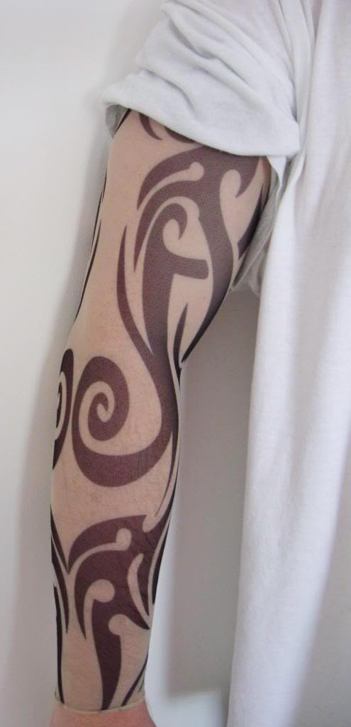 Giyilebilir Kol Dovmesi Corap Dovme 3D Baskili Kol Bacak Dovme 2 Adet Model 6