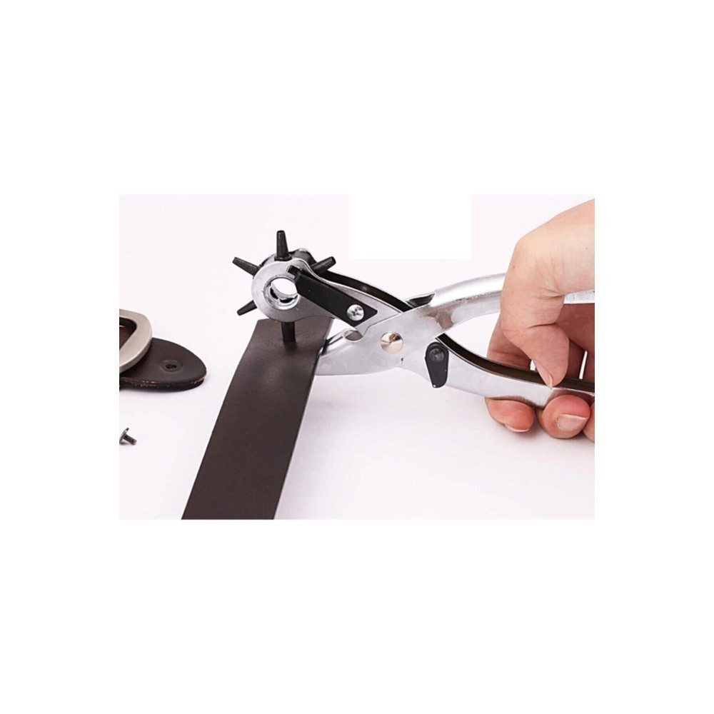 Kemer Delme ve Percin Pensesi Ikili Set Deri Plastik Delici