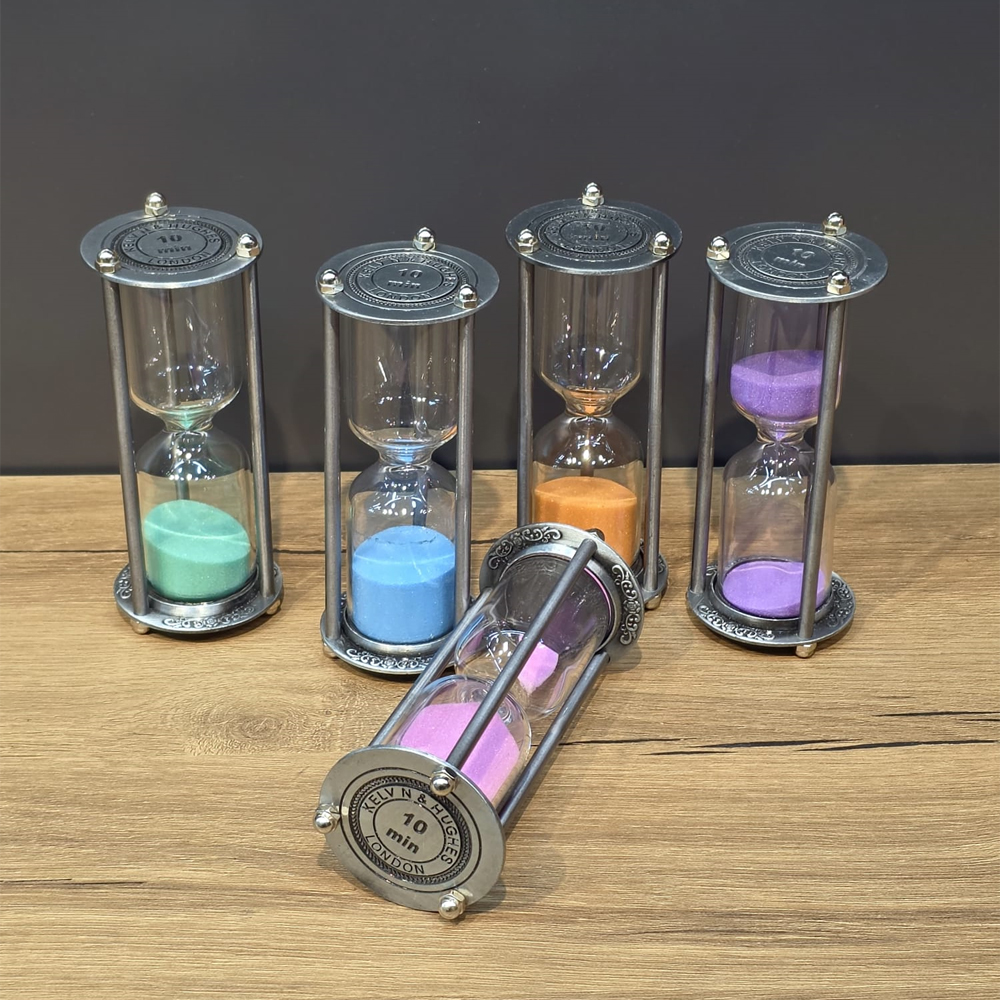 Metal 10 Dakikalik Kum Saati