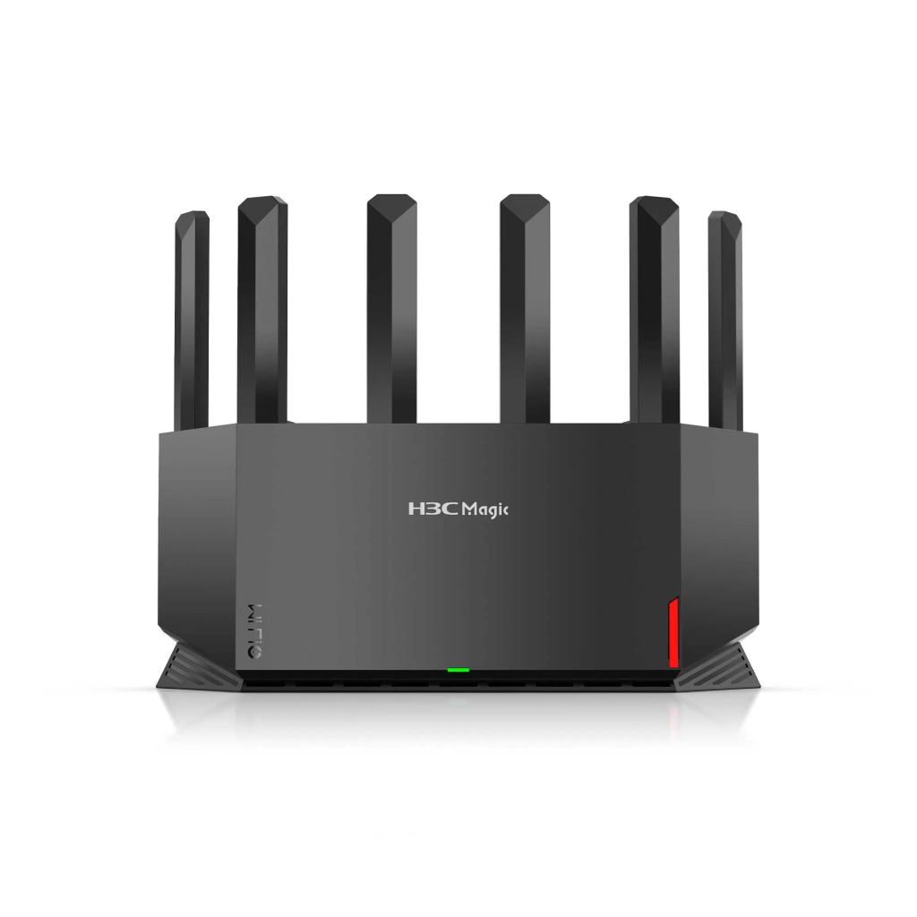 H3C Magic NX54, Dual Band, WiFi 6, 5400Mbps, 4Port GigaBit, 6ad Anten, Masaustu, Router, Access Point