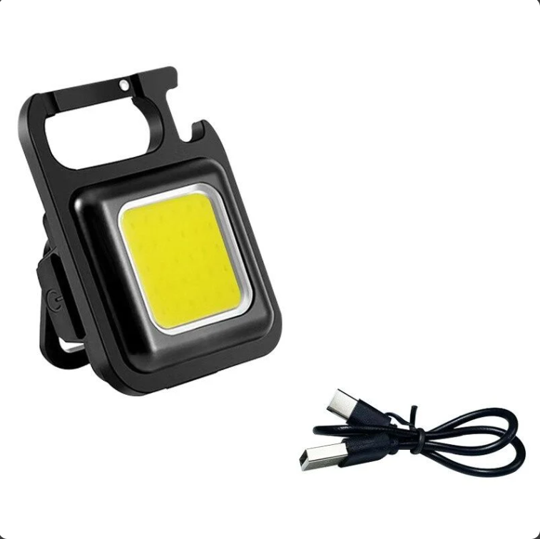 LED Isikli Flash Ozellikli 4 Modlu  Anahtarlik El Feneri