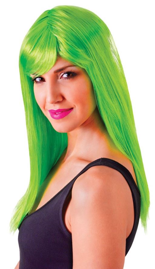 Parti Aksesuar Yesil Renk Uzun Parti Perugu