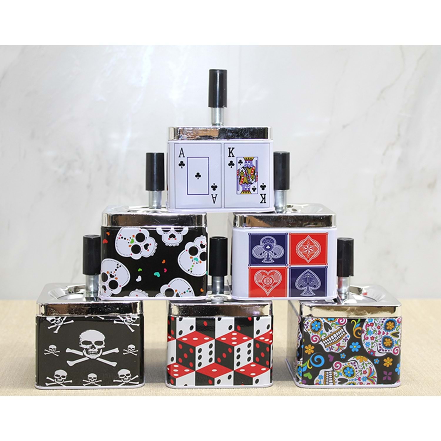 Metal Renkli Basmali Kulluk