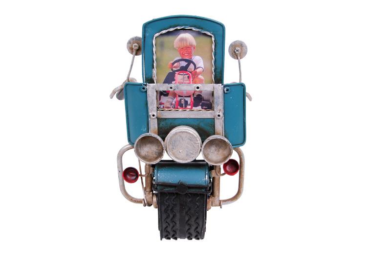 Dekoratif Metal Cerceve Motosiklet Temali Hediyelik