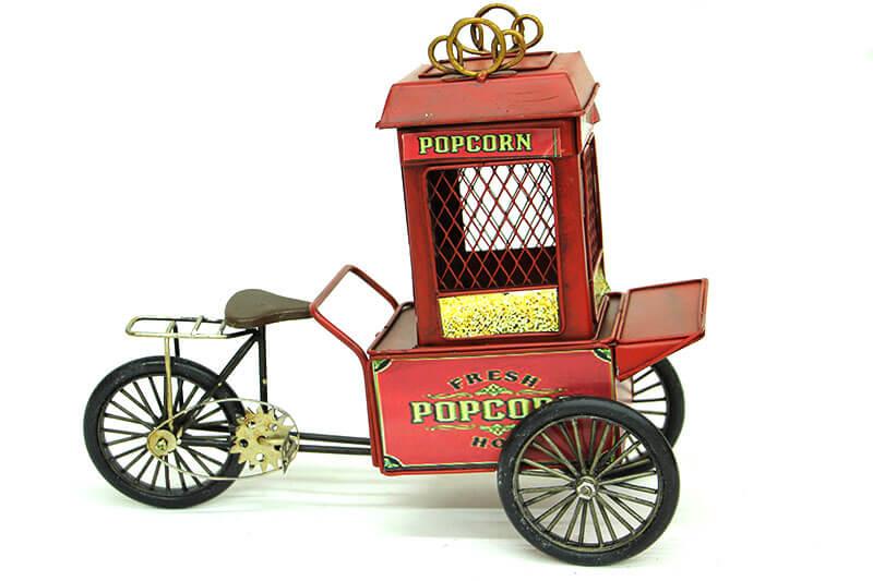 Dekoratif Metal Patlamis Misir Arabasi Biblo Ev Ofis Hediyelik