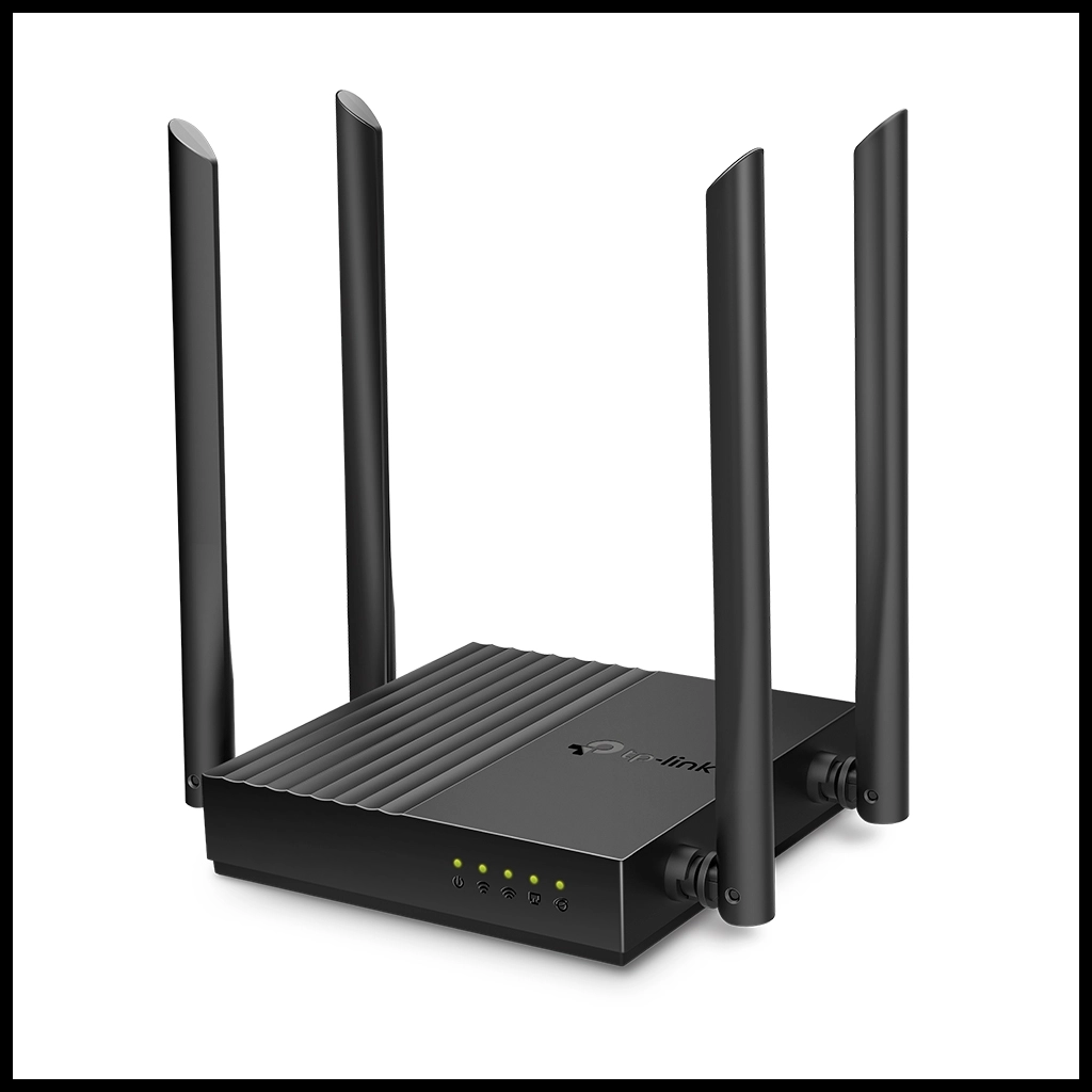 TP-LINK ARCHER C64, AC1200, 4Port, 1200Mbps, Dual Band WiFi, Masaustu, Gigabit, Router, Access Point