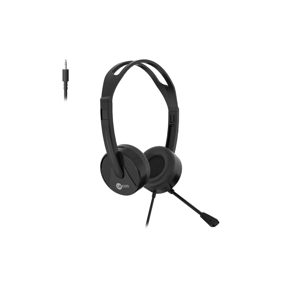 LECOO HT106, 3,5mm Jac, Cagri Merkezi, Ofis, Toplanti, Konusmaci Tipi, Microfonlu Kulaklik