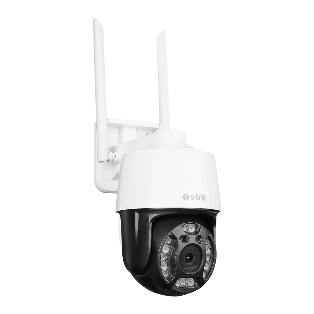S-LINK SL-PTZ02, Akilli Guvenlik Kamerasi, WiFi, 3Mpix, 2,8mm Lens, 25m. Gece Gorusu, Hareket algilama, Iki Yonlu Ses, Micro SD Kartli, TUYA Yazilim