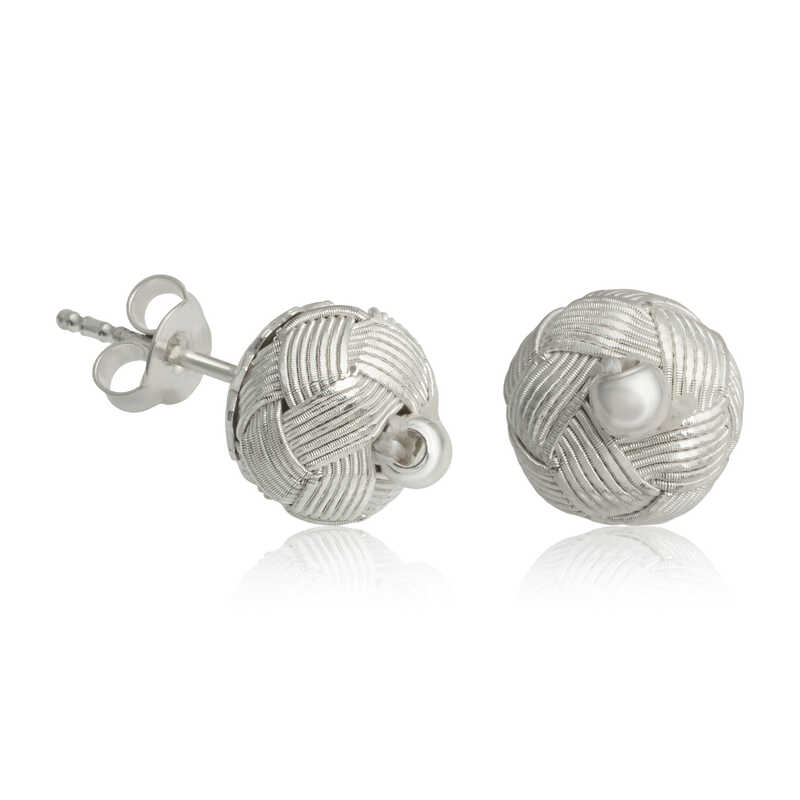 Gumus Kazaziye Orgu Kadin Kupe