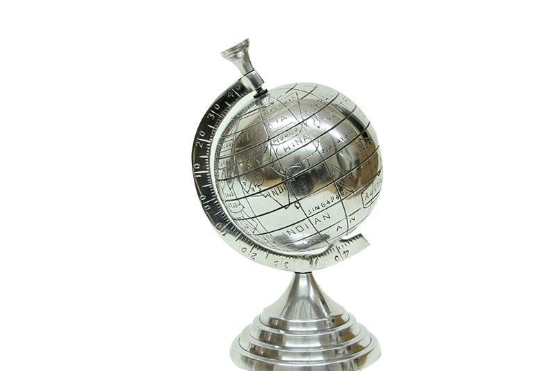 Yerkure Dunya Nikel Biblo Dekoratif Hediyelik