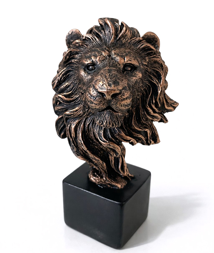 Polyester Aslan Bustu