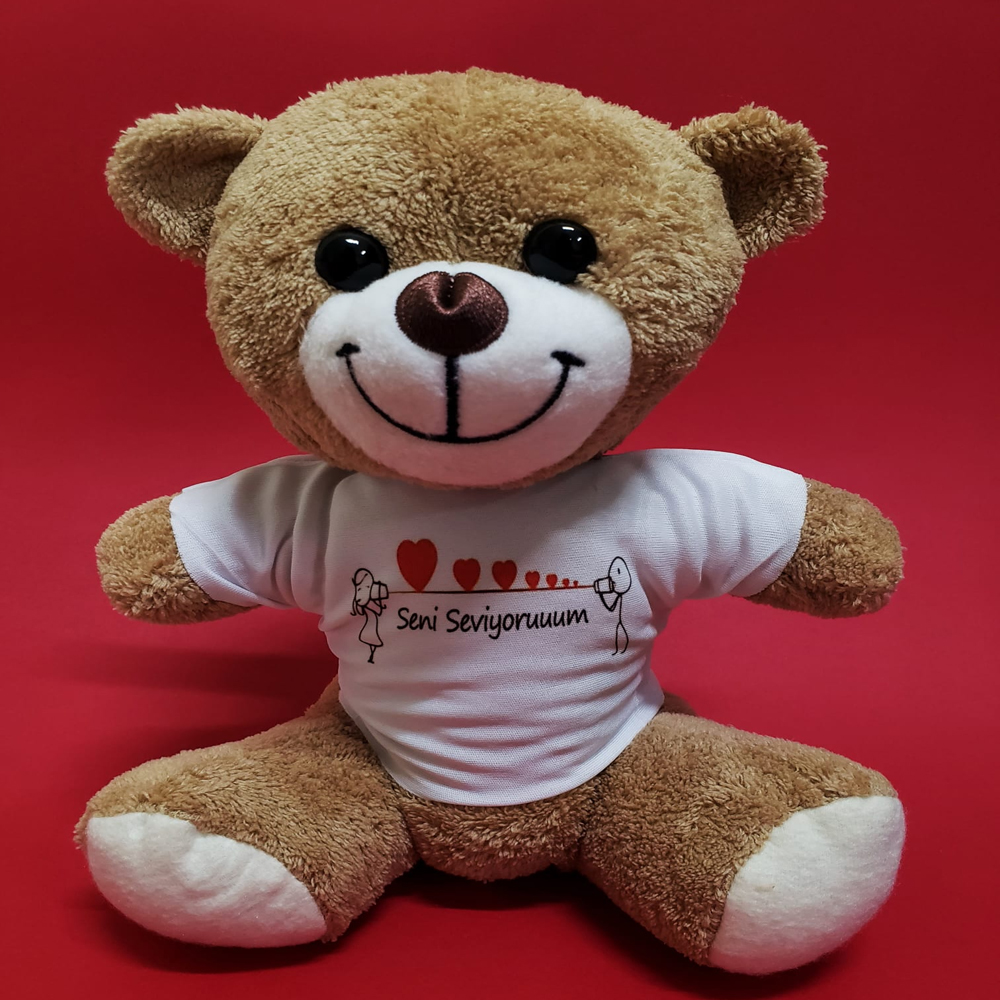 Seni Seviyorum Temali Pelus Ayicik