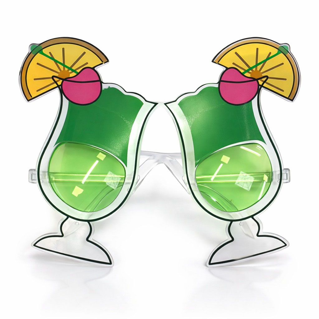 Kokteyl Bardak Parti Gozlugu Yesil Renk