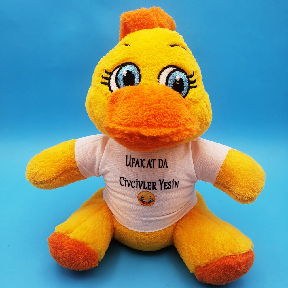 Civciv Oyuncak Ufak At Da Civcivler Yesin Tisortlu