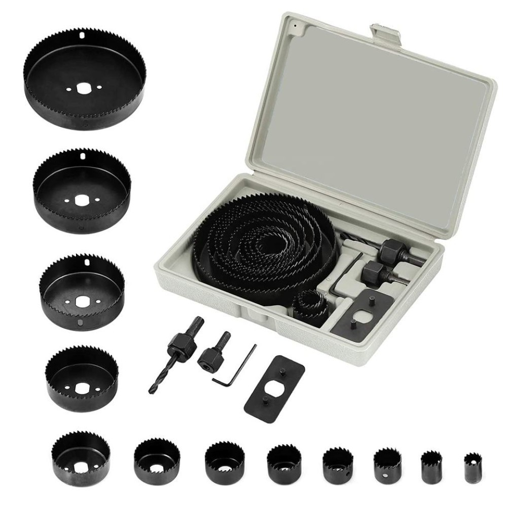 16 Parca Panc Seti Agac Kesme Testere Matkap Ucu Takimi Alcipan Tavan Kesme