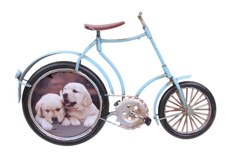 Dekoratif Metal Bisiklet Cerceveli Vintage Hediyelik