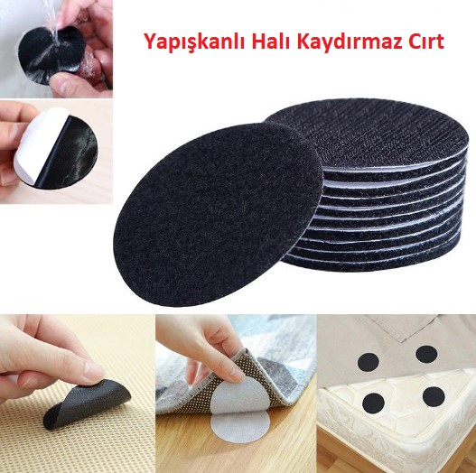 Hali Kilim  Kaydirmaz Cirt 10 Set Yikanabilir
