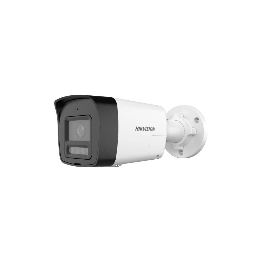 HIKVISION DS-2CD1041G2-LIUF 4Mpix, 2,8mm Lens,  H265+,20Mt Gece Gorusu, Hybrid Light, SD Kart,Dahili Mikrofon, PoE, Bullet IP Kamera
