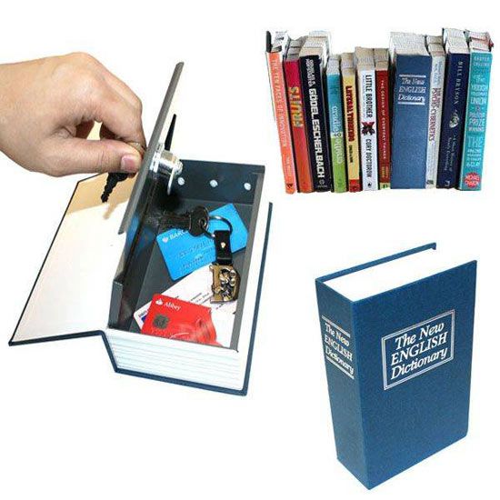 Kitap Gorunumlu Gizli Kasa Kumbara Dekoratif Hediyelik