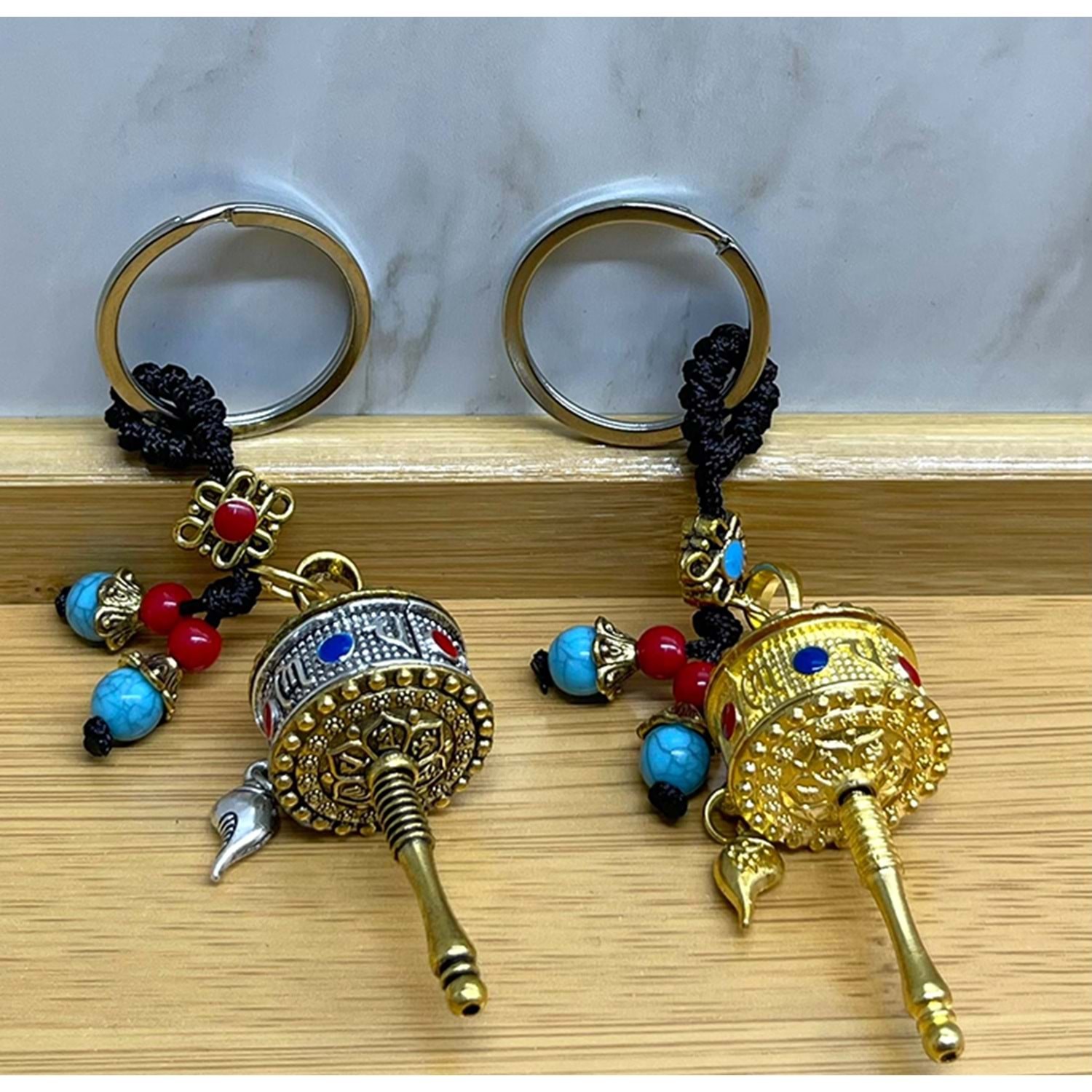 Metal Feng Shui Sans Carki Anahtarlik