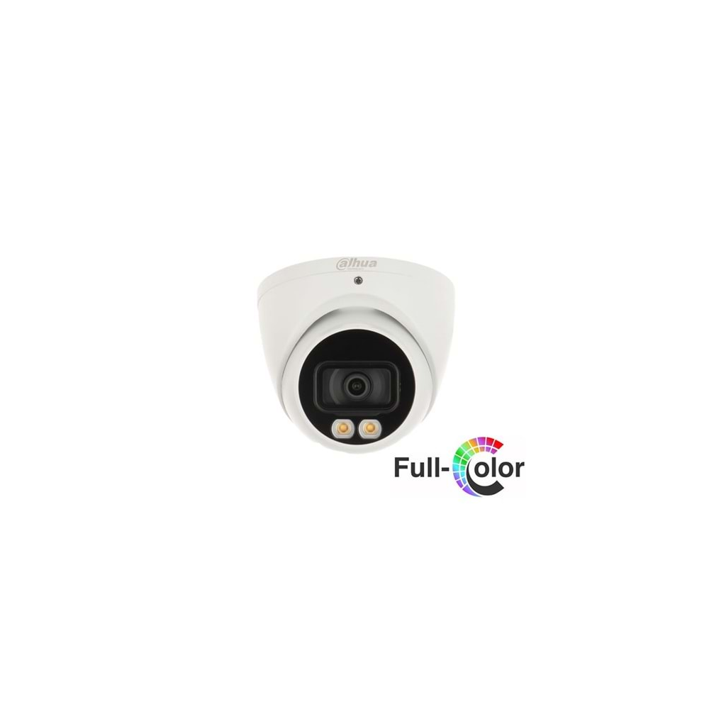 DAHUA HAC-HDW1209TQP-A-LED-0280B, 2Mpix, 2.8mm Lens, 40 Mt Gece Gorusu, Full Color, Dahili Mikrofon, 4 IN 1, Dome Kamera