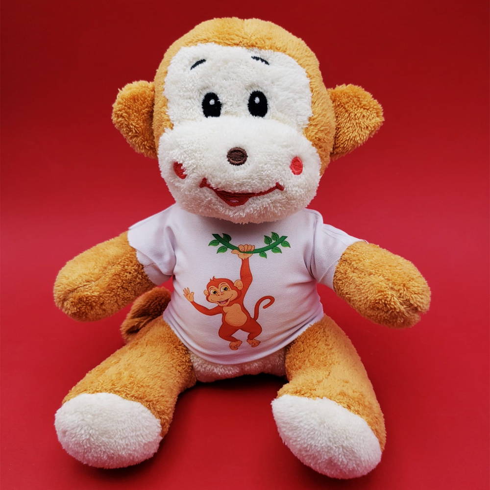 Tasarim Tisortlu Oyuncak Maymun