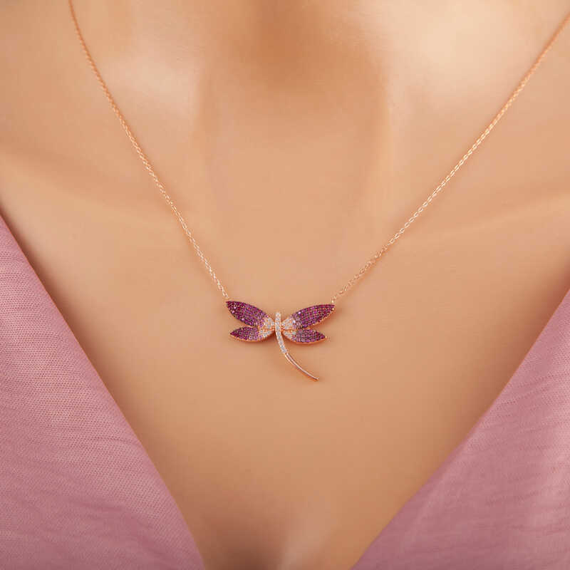 925 Ayar Gumus Rose Yusufcuk Kadin Gumus Kolye