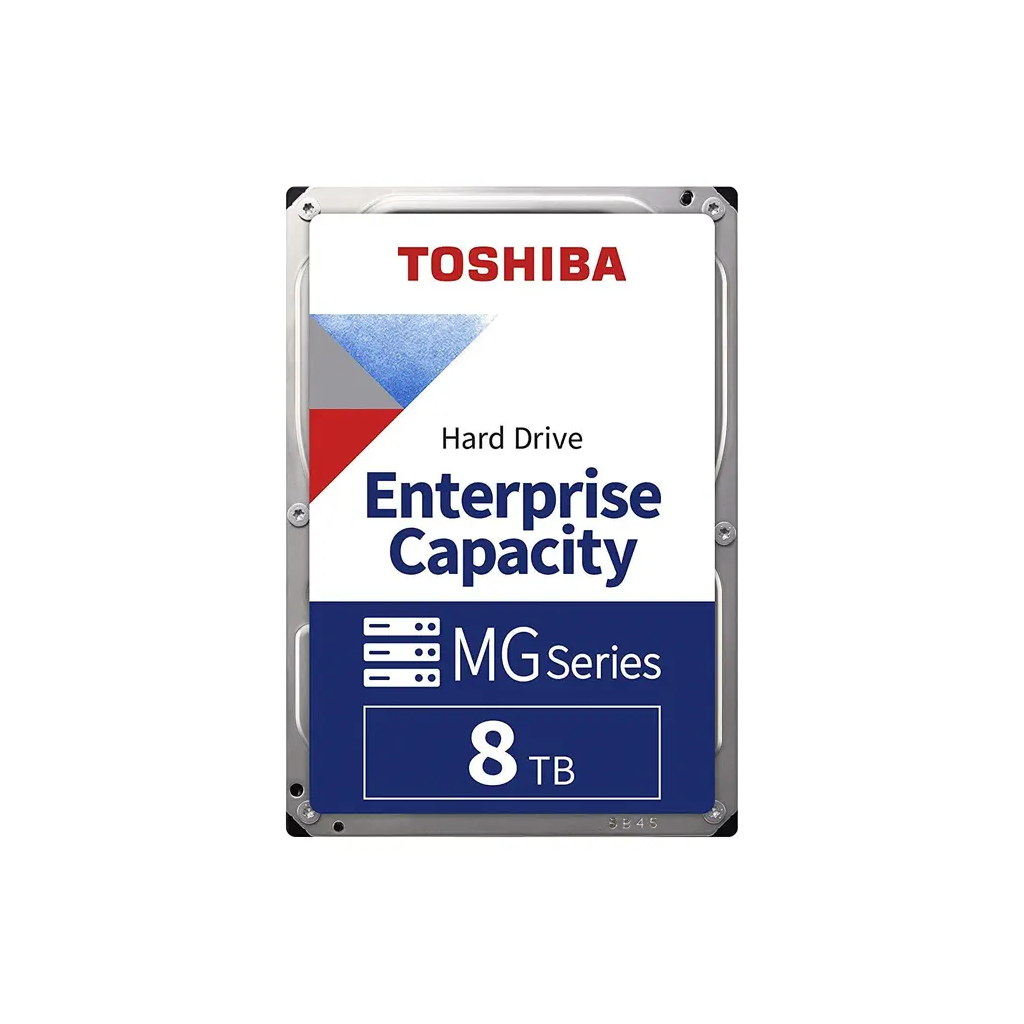 TOSHIBA ENTERPRISE, MG10ADA800E, 3.5", 8TB, 512Mb 7200 Rpm, 7/24 Guvenlik, Data Center, Nas, Server, HDD (Turkiye Distributoru Garantili)