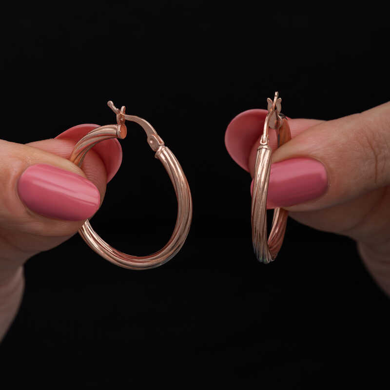 Gumus Rose 3 mm Burgu Sarnel Kupe