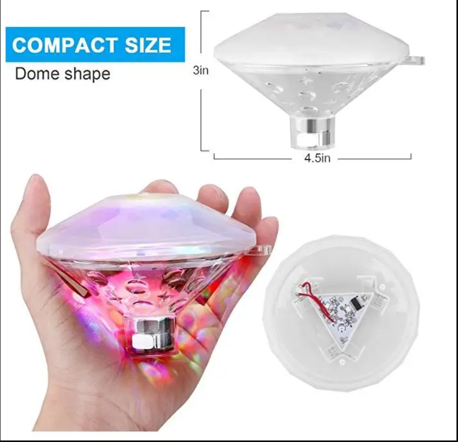 Sicak LED sualti gece lambasi banyo yuzme havuz isigi