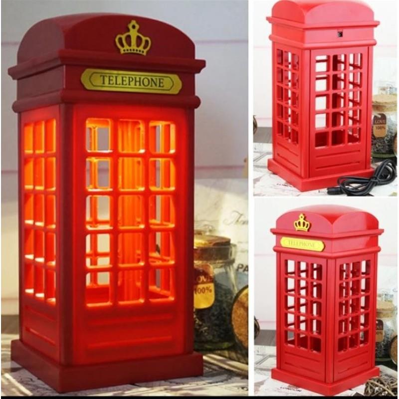 Dekoratif Dokunmatik Telefon Kulubeli Masa Lambasi