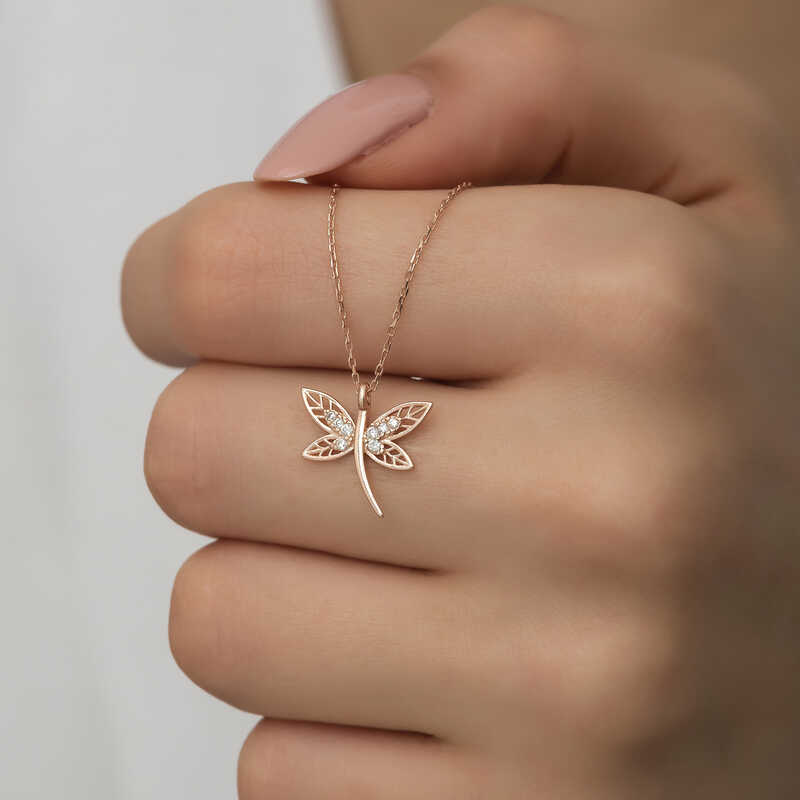 925 Ayar Gumus Rose Yusufcuk Kadin Gumus Kolye