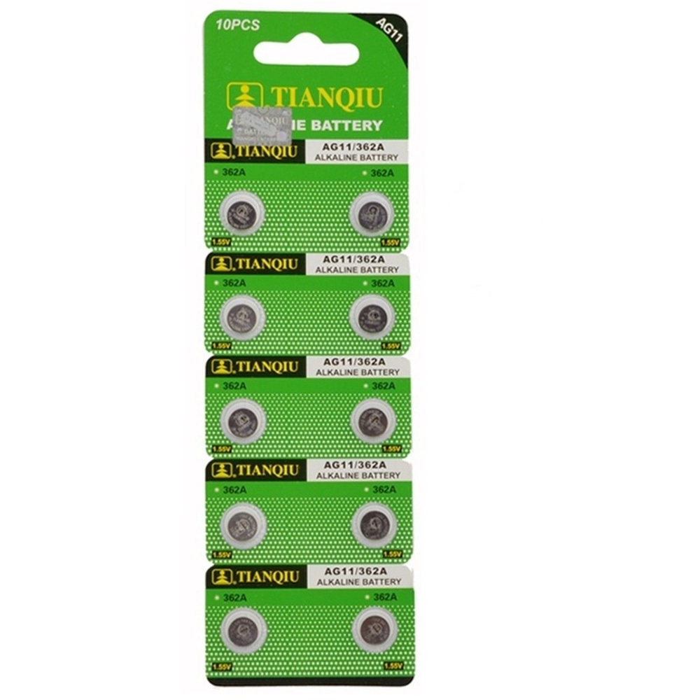 TIANQIU AG11 LR721/362 Alkalin 10'lu Dugme Pil